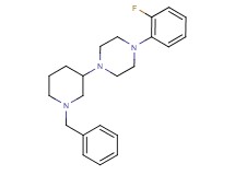 1-(1-benzyl-3-piperidinyl)-4-(2-fluorophenyl)piperazine