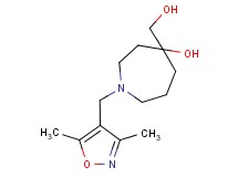 1-[(3,5-dimethyl-4-isoxazolyl)methyl]-4-(hydroxymethyl)-4-azepanol