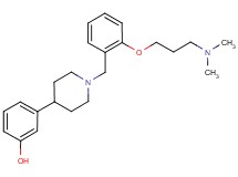 3-(1-{2-[3-(dimethylamino)propoxy]benzyl}piperidin-4-yl)phenol