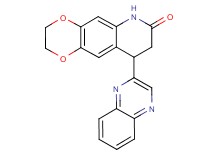 9-quinoxalin-2-yl-2,3,8,9-tetrahydro[1,4]dioxino[2,3-g]quinolin-7(6H)-one