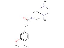 9-[3-(3-methoxy-4-methylphenyl)propanoyl]-1,4-dimethyl-1,4,9-triazaspiro[5.5]undecane