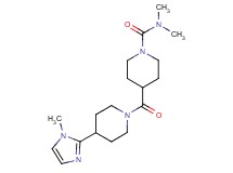 N,N-dimethyl-4-{[4-(1-methyl-1H-imidazol-2-yl)piperidin-1-yl]carbonyl}piperidine-1-carboxamide