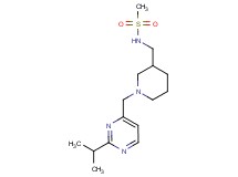 N-({1-[(2-isopropylpyrimidin-4-yl)methyl]piperidin-3-yl}methyl)methanesulfonamide