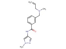 3-{[allyl(methyl)amino]methyl}-N-(1-methyl-1H-pyrazol-4-yl)benzamide
