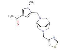 1-(1-methyl-5-{[(1S*,5R*)-3-(1,3-thiazol-4-ylmethyl)-3,6-diazabicyclo[3.2.2]non-6-yl]methyl}-1H-pyrrol-3-yl)ethanone
