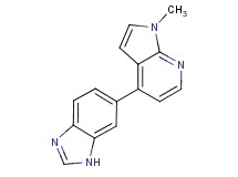 6-(1-methyl-1H-pyrrolo[2,3-b]pyridin-4-yl)-1H-benzimidazole