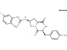 N-(5-fluoro-2-methylphenyl)-N'-[(3S,7S,8aS)-3-(4-hydroxybenzyl)-1,4-dioxooctahydropyrrolo[1,2-a]pyrazin-7-yl]urea