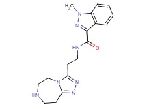 1-methyl-N-[2-(6,7,8,9-tetrahydro-5H-[1,2,4]triazolo[4,3-d][1,4]diazepin-3-yl)ethyl]-1H-indazole-3-carboxamide hydrochloride