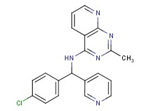 N-[(4-chlorophenyl)(pyridin-3-yl)methyl]-2-methylpyrido[2,3-d]pyrimidin-4-amine