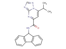 N-9H-fluoren-9-yl-7-isopropyl[1,2,4]triazolo[1,5-a]pyrimidine-5-carboxamide