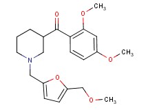 (2,4-dimethoxyphenyl)(1-{[5-(methoxymethyl)-2-furyl]methyl}-3-piperidinyl)methanone