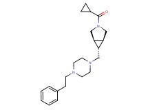 (1R*,5S*,6r)-3-(cyclopropylcarbonyl)-6-{[4-(2-phenylethyl)piperazin-1-yl]methyl}-3-azabicyclo[3.1.0]hexane