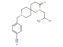 4-{[2-(2-hydroxypropyl)-3-oxo-2,9-diazaspiro[5.5]undec-9-yl]methyl}benzonitrile