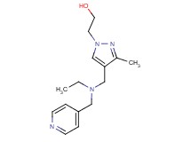 2-(4-{[ethyl(pyridin-4-ylmethyl)amino]methyl}-3-methyl-1H-pyrazol-1-yl)ethanol