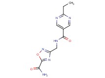 N-{[5-(aminocarbonyl)-1,2,4-oxadiazol-3-yl]methyl}-2-ethyl-5-pyrimidinecarboxamide