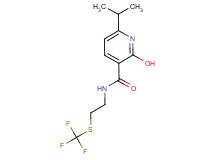2-hydroxy-6-isopropyl-N-{2-[(trifluoromethyl)thio]ethyl}nicotinamide