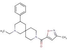 2-ethyl-9-[(3-methyl-5-isoxazolyl)carbonyl]-4-phenyl-2,9-diazaspiro[5.5]undecane
