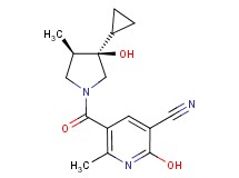5-{[rel-(3R,4R)-3-cyclopropyl-3-hydroxy-4-methyl-1-pyrrolidinyl]carbonyl}-2-hydroxy-6-methylnicotinonitrile