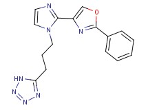 5-{3-[2-(2-phenyl-1,3-oxazol-4-yl)-1H-imidazol-1-yl]propyl}-1H-tetrazole