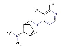 (8-syn)-3-(5,6-dimethylpyrimidin-4-yl)-N,N-dimethyl-3-azabicyclo[3.2.1]octan-8-amine
