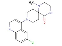 9-(6-chloroquinolin-4-yl)-1-methyl-1,4,9-triazaspiro[5.5]undecan-5-one