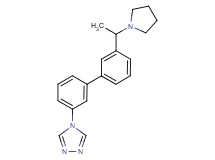 4-[3'-(1-pyrrolidin-1-ylethyl)biphenyl-3-yl]-4H-1,2,4-triazole