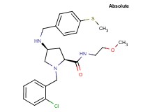 (4S)-1-(2-chlorobenzyl)-N-(2-methoxyethyl)-4-{[4-(methylthio)benzyl]amino}-L-prolinamide