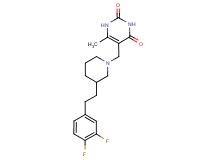 5-({3-[2-(3,4-difluorophenyl)ethyl]-1-piperidinyl}methyl)-6-methyl-2,4(1H,3H)-pyrimidinedione