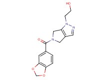 2-[5-(1,3-benzodioxol-5-ylcarbonyl)-5,6-dihydropyrrolo[3,4-c]pyrazol-1(4H)-yl]ethanol