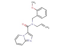 N-allyl-N-(2-methoxybenzyl)imidazo[1,2-a]pyridine-3-carboxamide