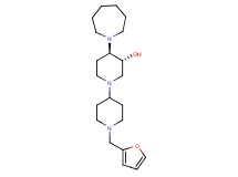 (3R*,4R*)-4-(1-azepanyl)-1'-(2-furylmethyl)-1,4'-bipiperidin-3-ol