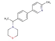 4-{1-[4-(6-methylpyridin-3-yl)phenyl]ethyl}morpholine