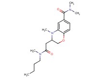 3-{2-[butyl(methyl)amino]-2-oxoethyl}-N,N,4-trimethyl-3,4-dihydro-2H-1,4-benzoxazine-6-carboxamide