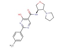 4-hydroxy-2-(4-methylphenyl)-N-[(3R*,4R*)-4-pyrrolidin-1-yltetrahydrofuran-3-yl]pyrimidine-5-carboxamide