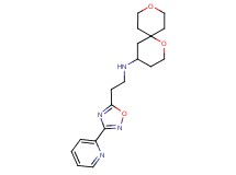 1,9-dioxaspiro[5.5]undec-4-yl[2-(3-pyridin-2-yl-1,2,4-oxadiazol-5-yl)ethyl]amine