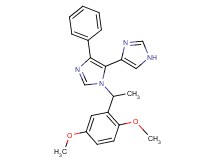 3'-[1-(2,5-dimethoxyphenyl)ethyl]-5'-phenyl-1H,3'H-4,4'-biimidazole