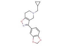 3-(1,3-benzodioxol-5-yl)-5-(cyclopropylmethyl)-4,5,6,7-tetrahydroisoxazolo[4,5-c]pyridine