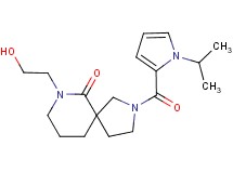 7-(2-hydroxyethyl)-2-[(1-isopropyl-1H-pyrrol-2-yl)carbonyl]-2,7-diazaspiro[4.5]decan-6-one