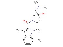 3-[(dimethylamino)methyl]-1-[(1,3,7-trimethyl-1H-indol-2-yl)carbonyl]-3-pyrrolidinol