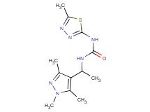 N-(5-methyl-1,3,4-thiadiazol-2-yl)-N'-[1-(1,3,5-trimethyl-1H-pyrazol-4-yl)ethyl]urea
