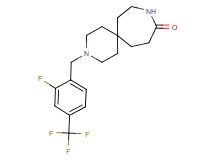 3-[2-fluoro-4-(trifluoromethyl)benzyl]-3,9-diazaspiro[5.6]dodecan-10-one