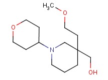 [3-(2-methoxyethyl)-1-(tetrahydro-2H-pyran-4-yl)-3-piperidinyl]methanol