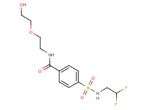 4-{[(2,2-difluoroethyl)amino]sulfonyl}-N-[2-(2-hydroxyethoxy)ethyl]benzamide