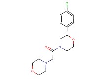 2-(4-chlorophenyl)-4-(morpholin-4-ylacetyl)morpholine