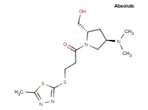((2S,4R)-4-(dimethylamino)-1-{3-[(5-methyl-1,3,4-thiadiazol-2-yl)thio]propanoyl}pyrrolidin-2-yl)methanol