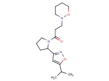 2-{3-[2-(5-isopropylisoxazol-3-yl)pyrrolidin-1-yl]-3-oxopropyl}-1,2-oxazinane