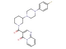 3-({3-[4-(4-fluorophenyl)-1-piperazinyl]-1-piperidinyl}carbonyl)-4H-pyrido[1,2-a]pyrimidin-4-one