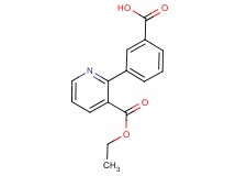 3-[3-(ethoxycarbonyl)pyridin-2-yl]benzoic acid