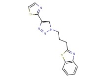 2-{3-[4-(1,3-thiazol-2-yl)-1H-1,2,3-triazol-1-yl]propyl}-1,3-benzothiazole