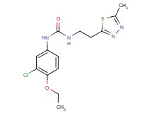 N-(3-chloro-4-ethoxyphenyl)-N'-[2-(5-methyl-1,3,4-thiadiazol-2-yl)ethyl]urea